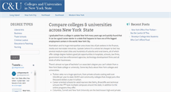 Desktop Screenshot of collegesanduniversitiesinnewyorkstate.com
